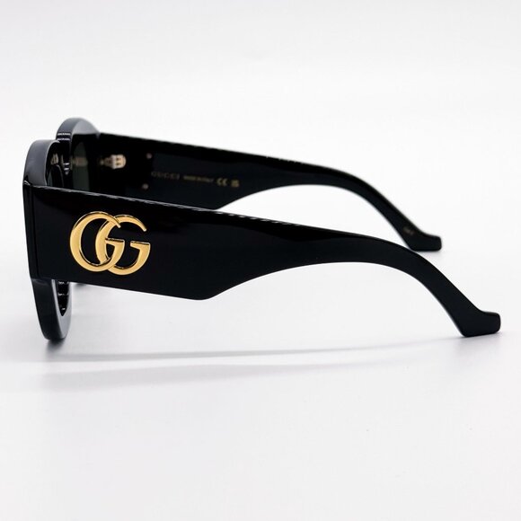 NEW GUCCI GG1546S 001 SUNGLASSES WOMEN BLACK EYEWEAR - Picture 8 of 12